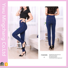 Fashion High Waist Solid Slimming Jeans Legging